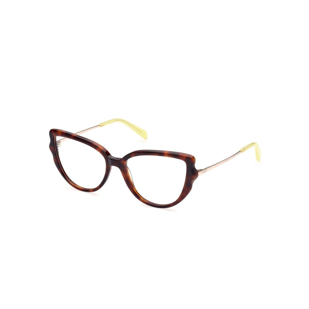 Emilio Pucci Brown Haircalf Frames