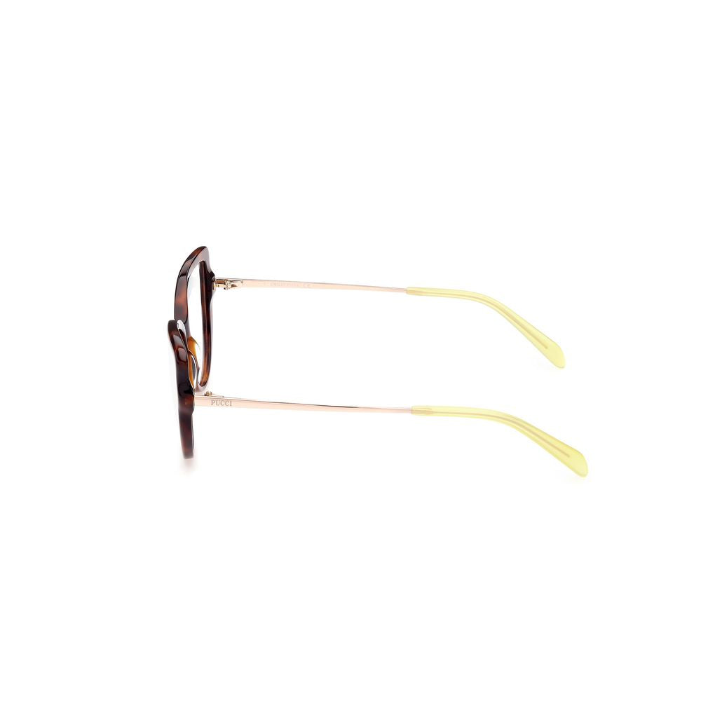 Emilio Pucci Brown Haircalf Frames