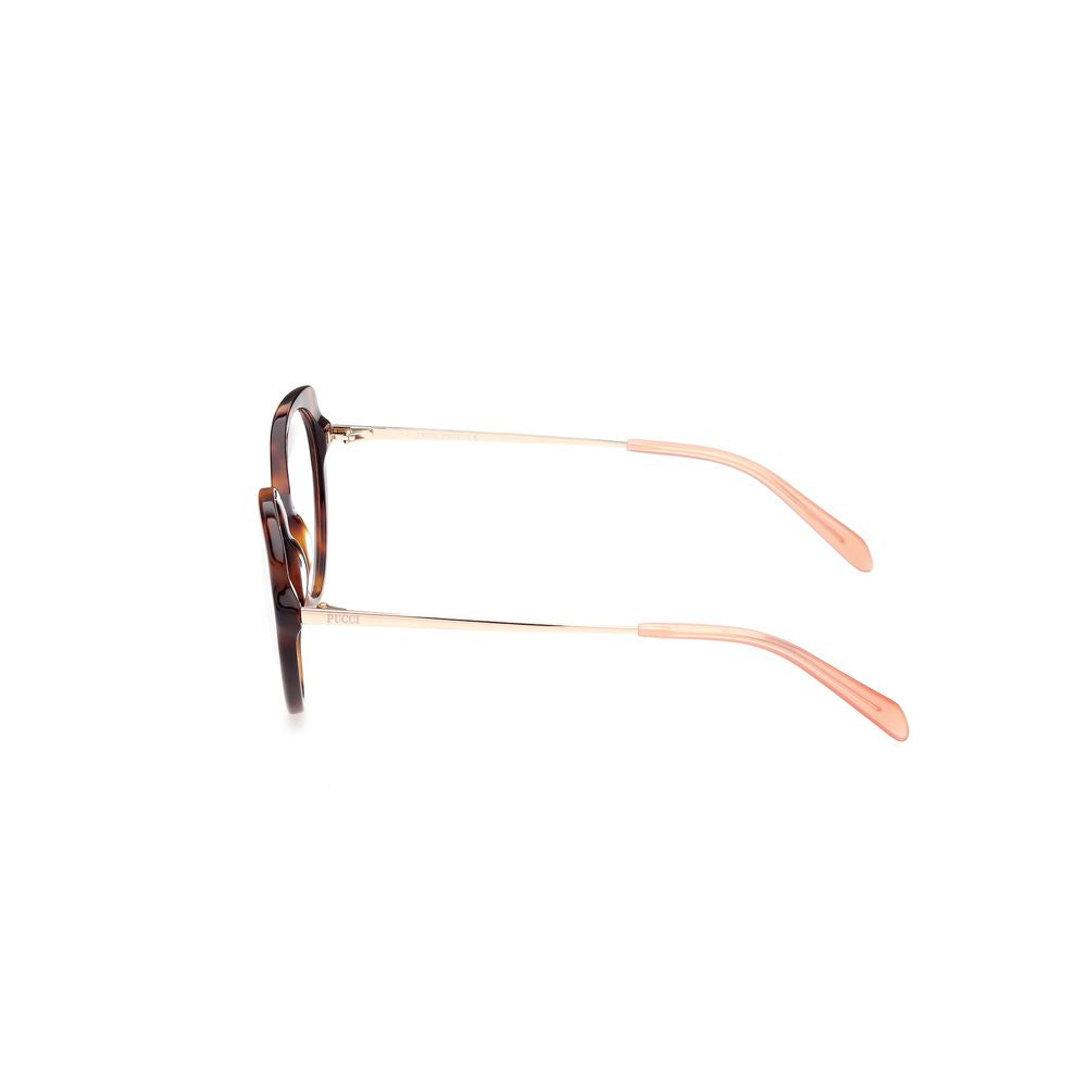 Emilio Pucci Brown Haircalf Frames