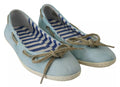 Zapatos sin cordones planos Pantofola D'Oro Minnesota de rayas azules