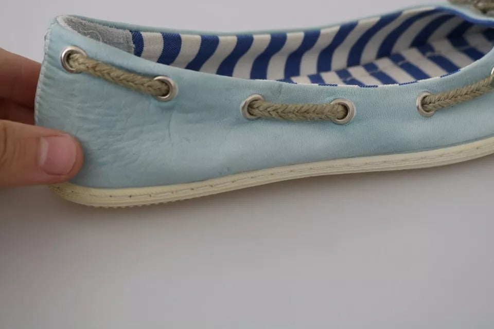 Zapatos sin cordones planos Pantofola D'Oro Minnesota de rayas azules