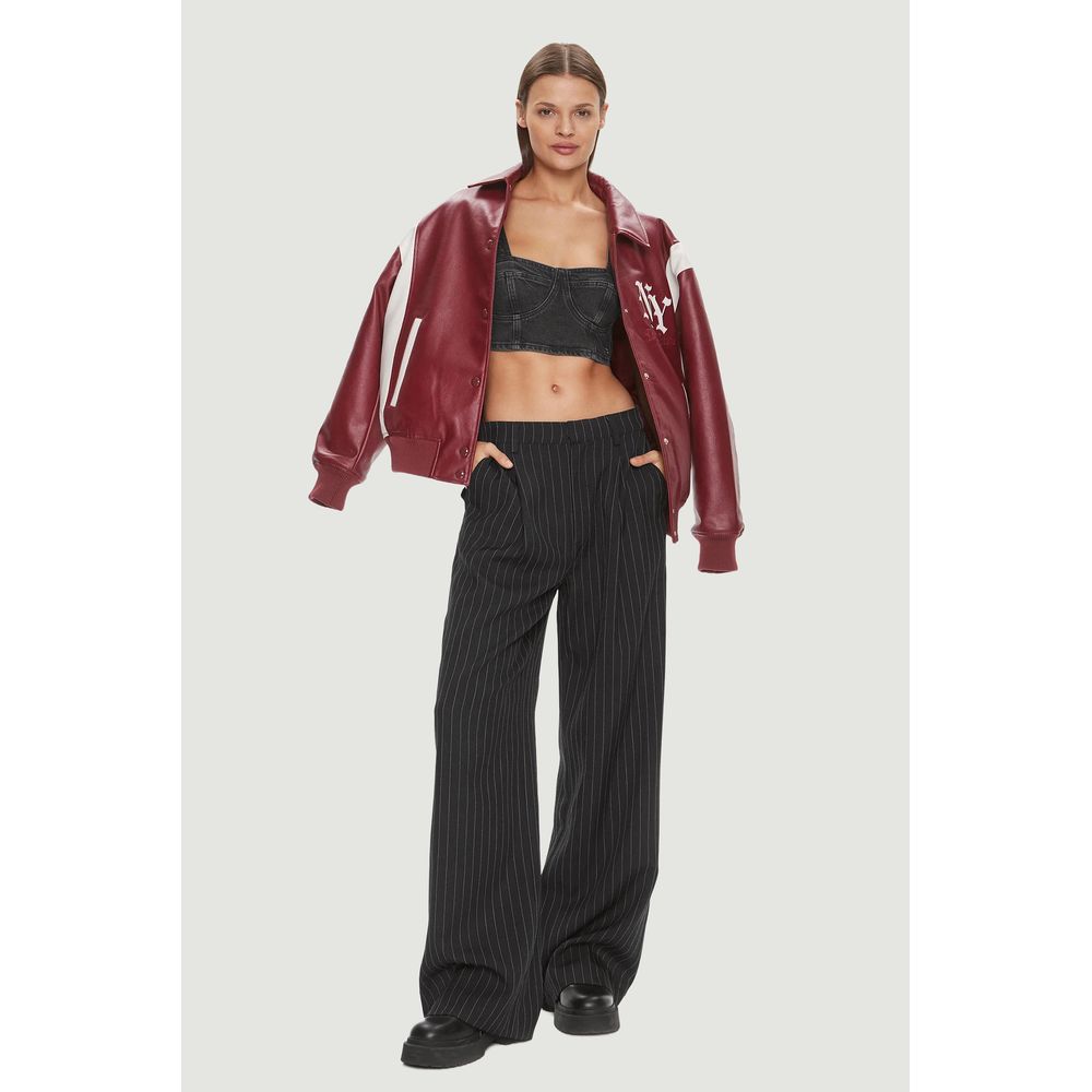 Tommy Hilfiger Jeans Black Recycled Cotton Tops & T-Shirt