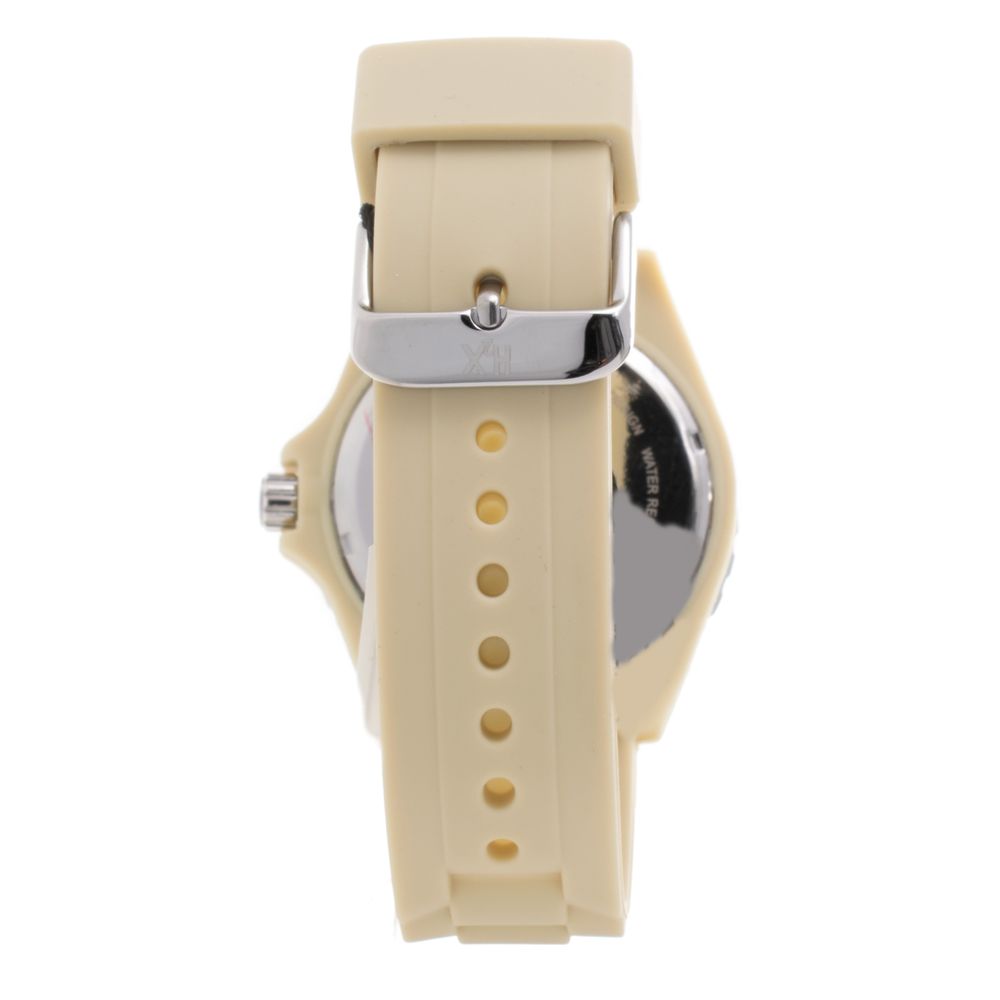 Haurex Cream Rubber Watch