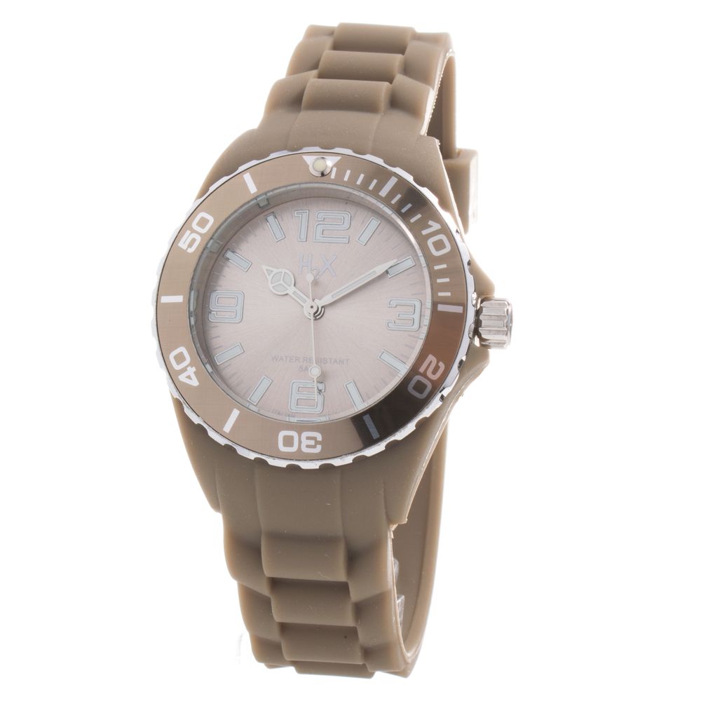 Haurex Brown Rubber Watch