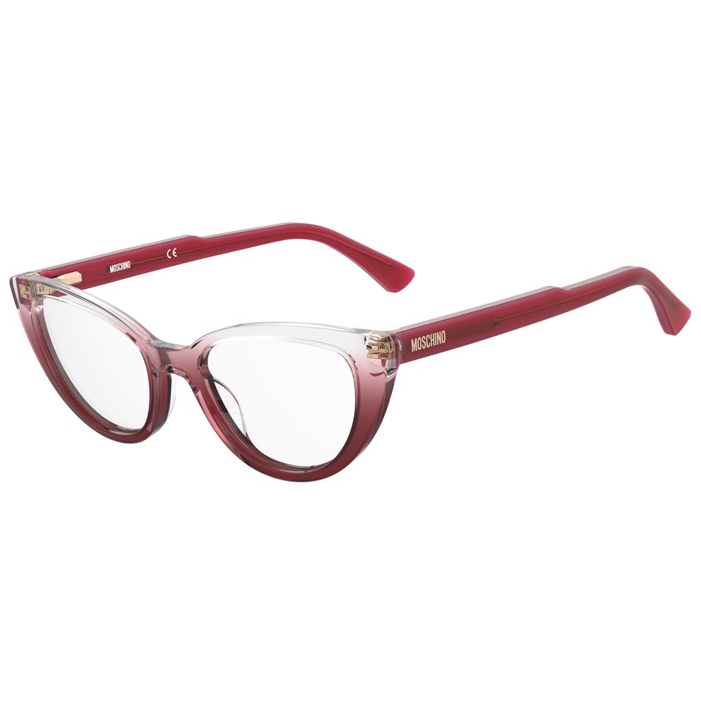 Moschino Red Haircalf Frames