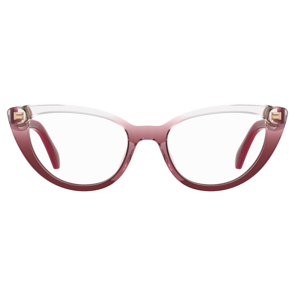 Moschino Red Haircalf Frames