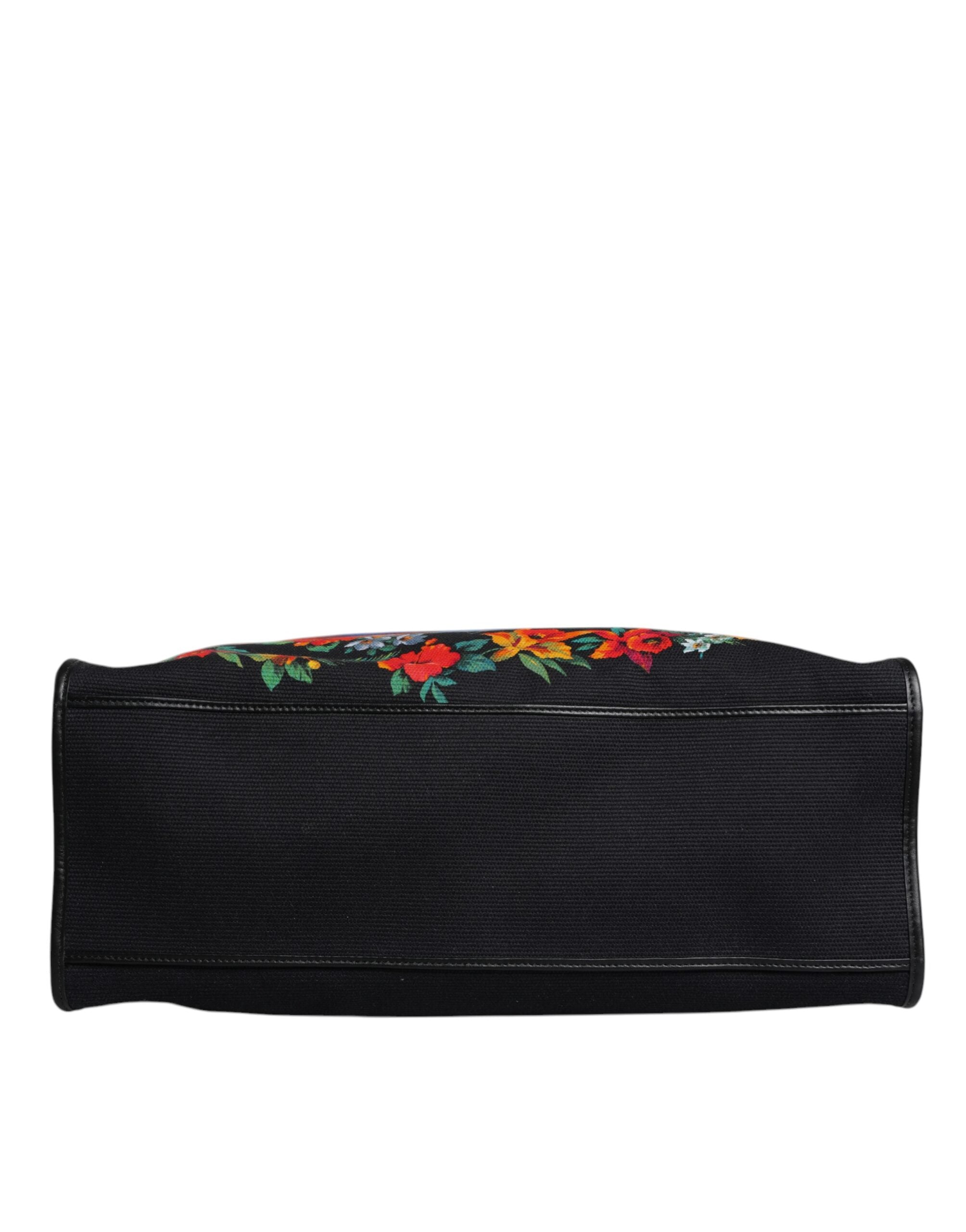 Dolce & Gabbana Multicolor Graphic Printed Top Handle Shopping Tote Bag