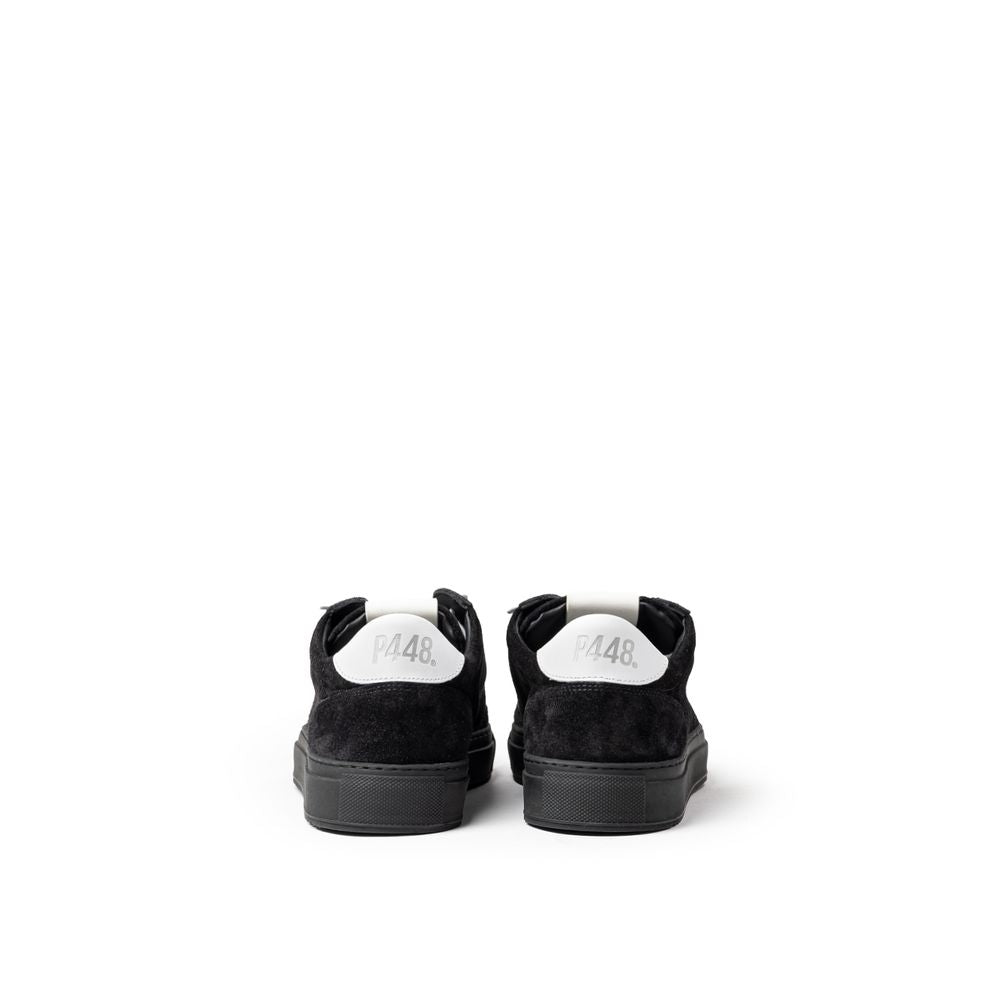 P448 Black Suede Leather Sneaker