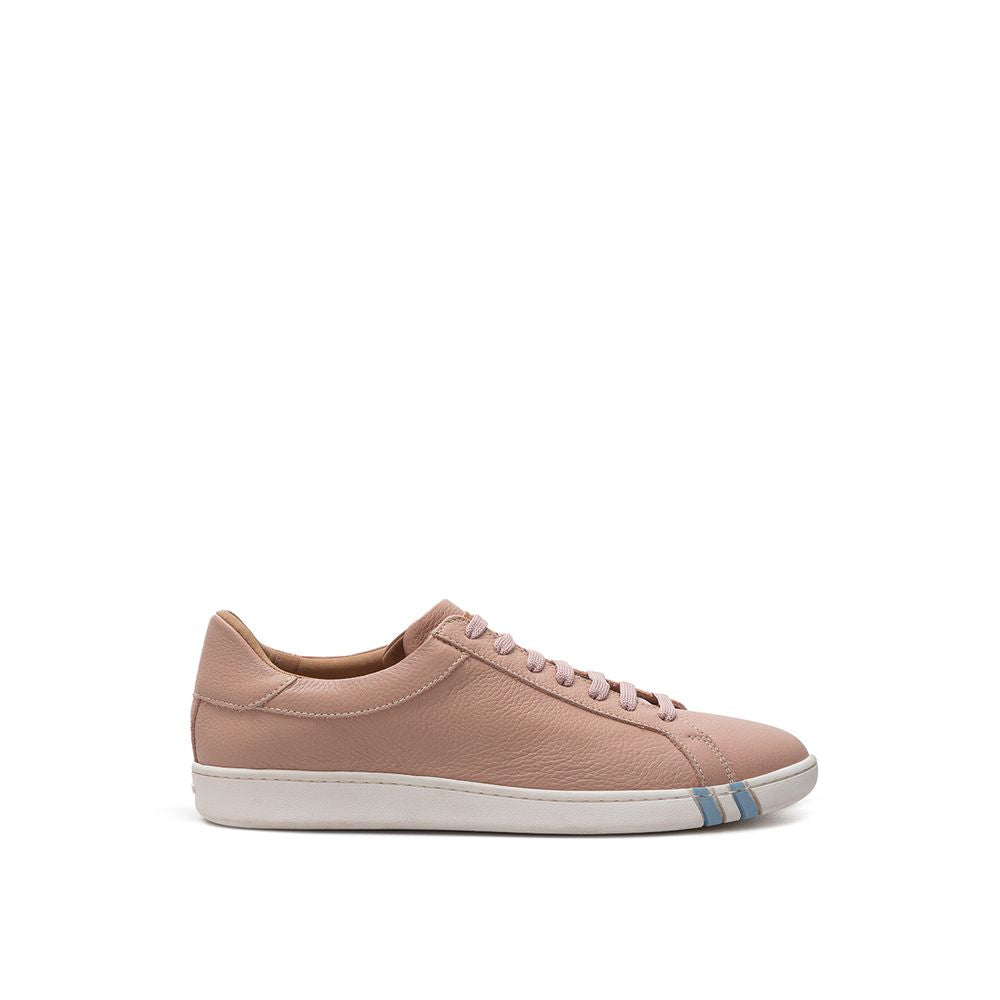 Zapatillas Bally elegantes de piel rosa