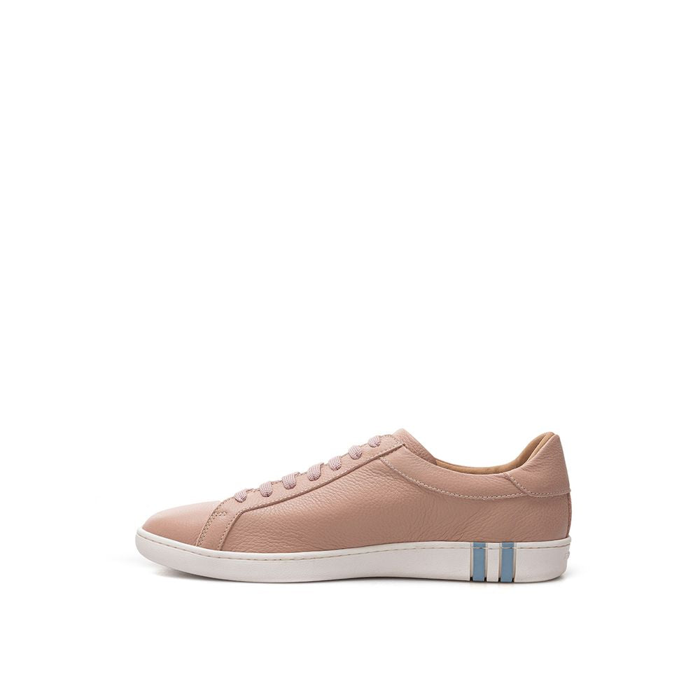 Zapatillas Bally elegantes de piel rosa