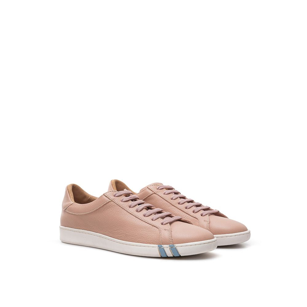 Zapatillas Bally elegantes de piel rosa