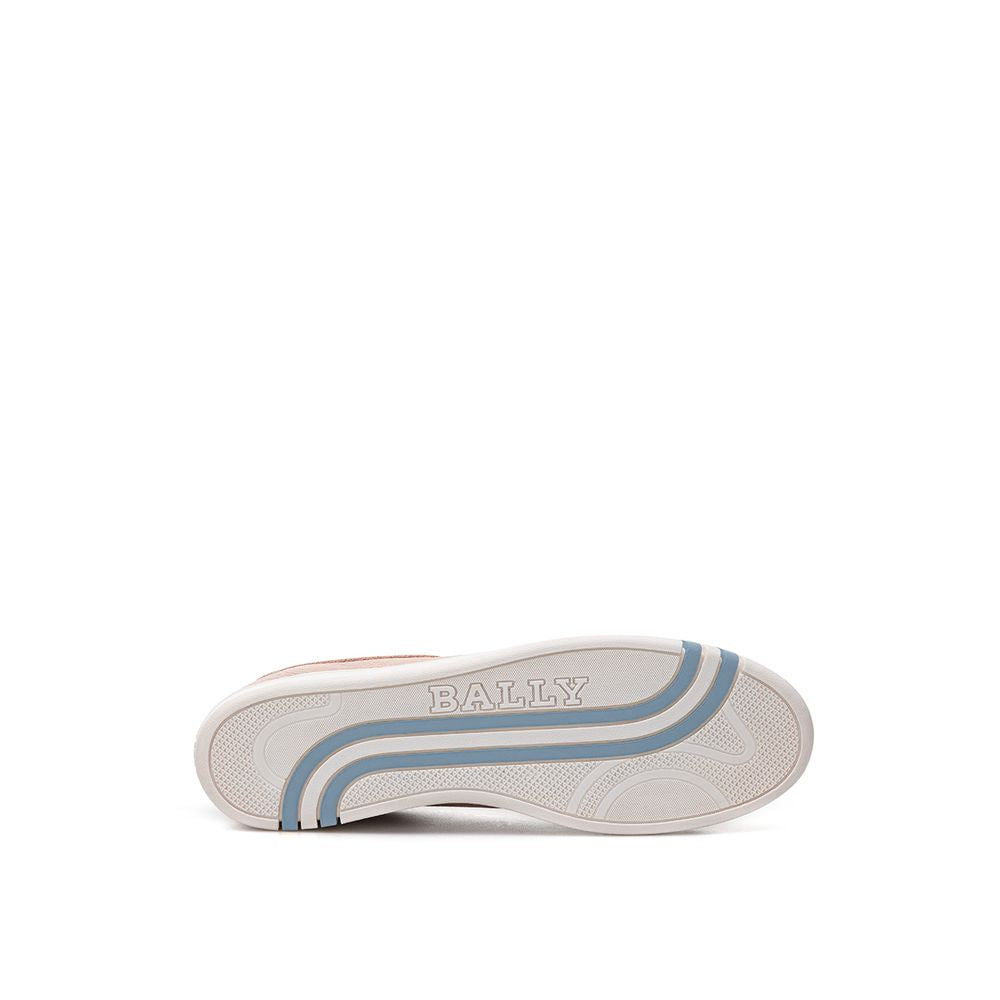 Zapatillas Bally elegantes de piel rosa