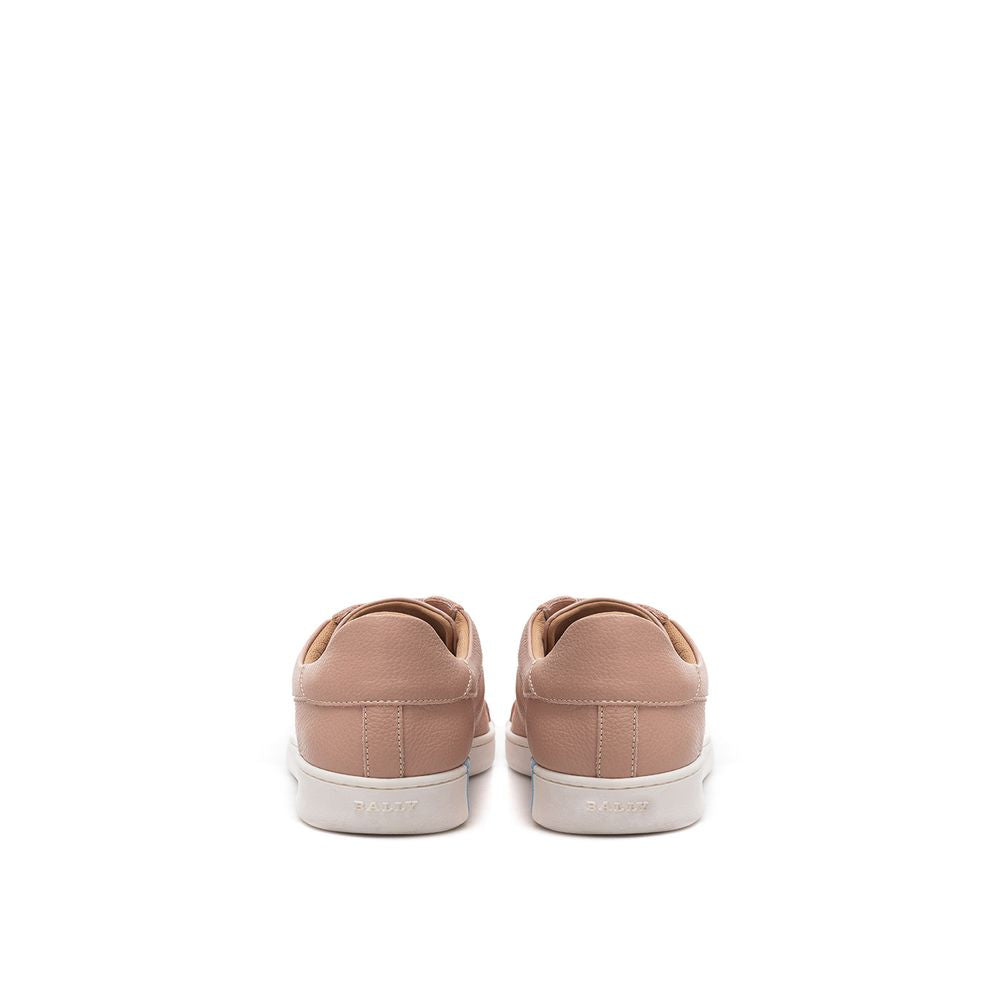Zapatillas Bally elegantes de piel rosa