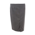 Falda lápiz de lana Lardini gris chic