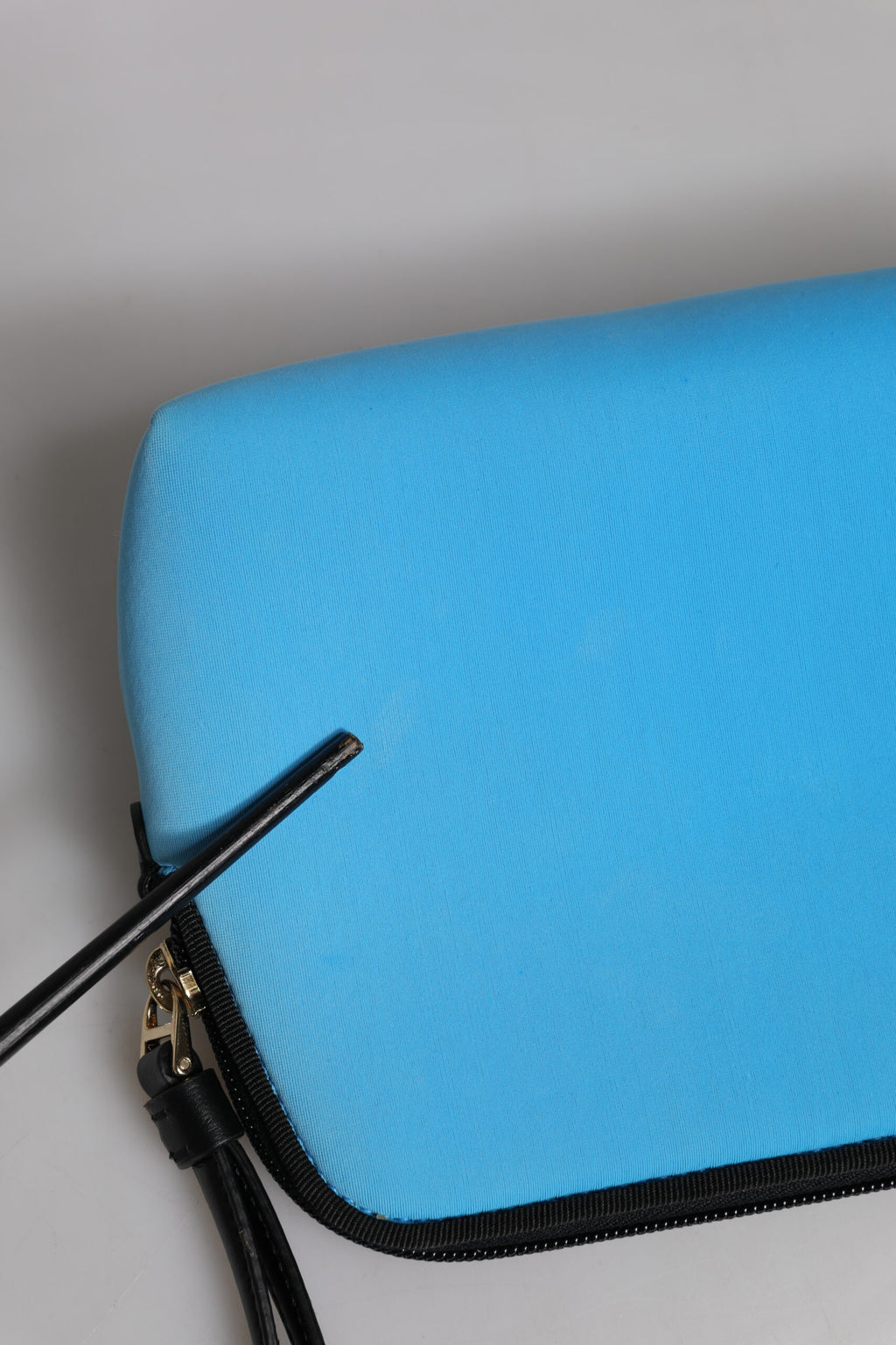 Dolce & Gabbana Blue DG Logo Print Clutch Zip Borse Pouch Bag