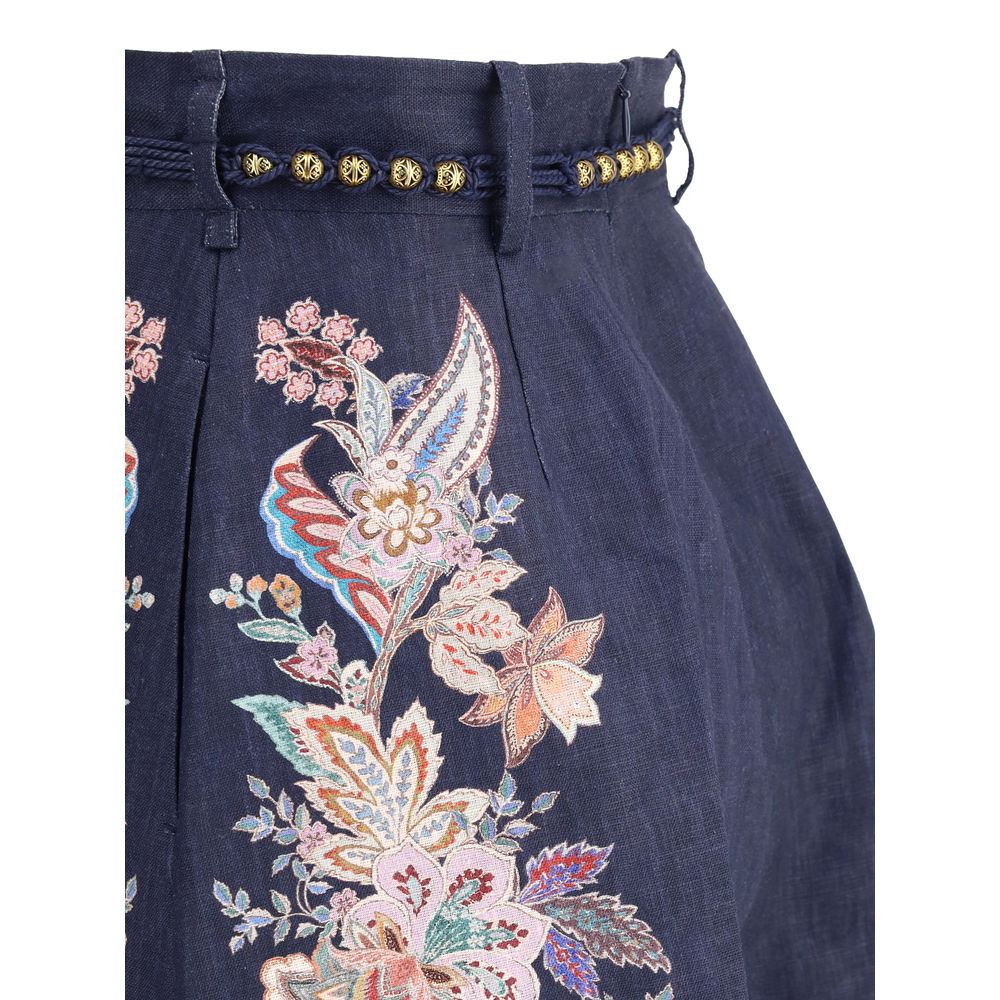 Zimmermann Rhiannon Tuck Shorts