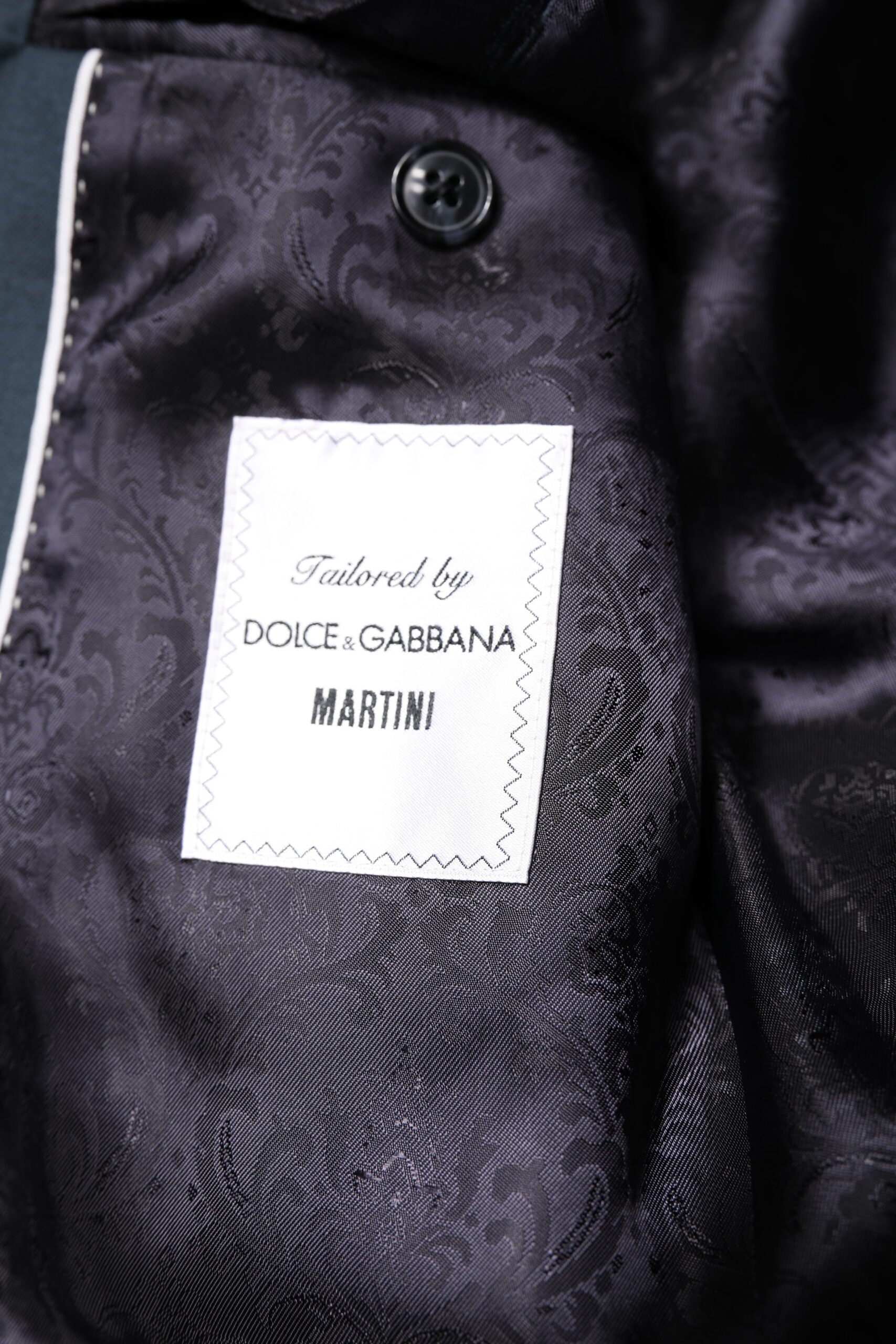 Dolce & Gabbana Blue Single Breasted Men Coat MARTINI Blazer