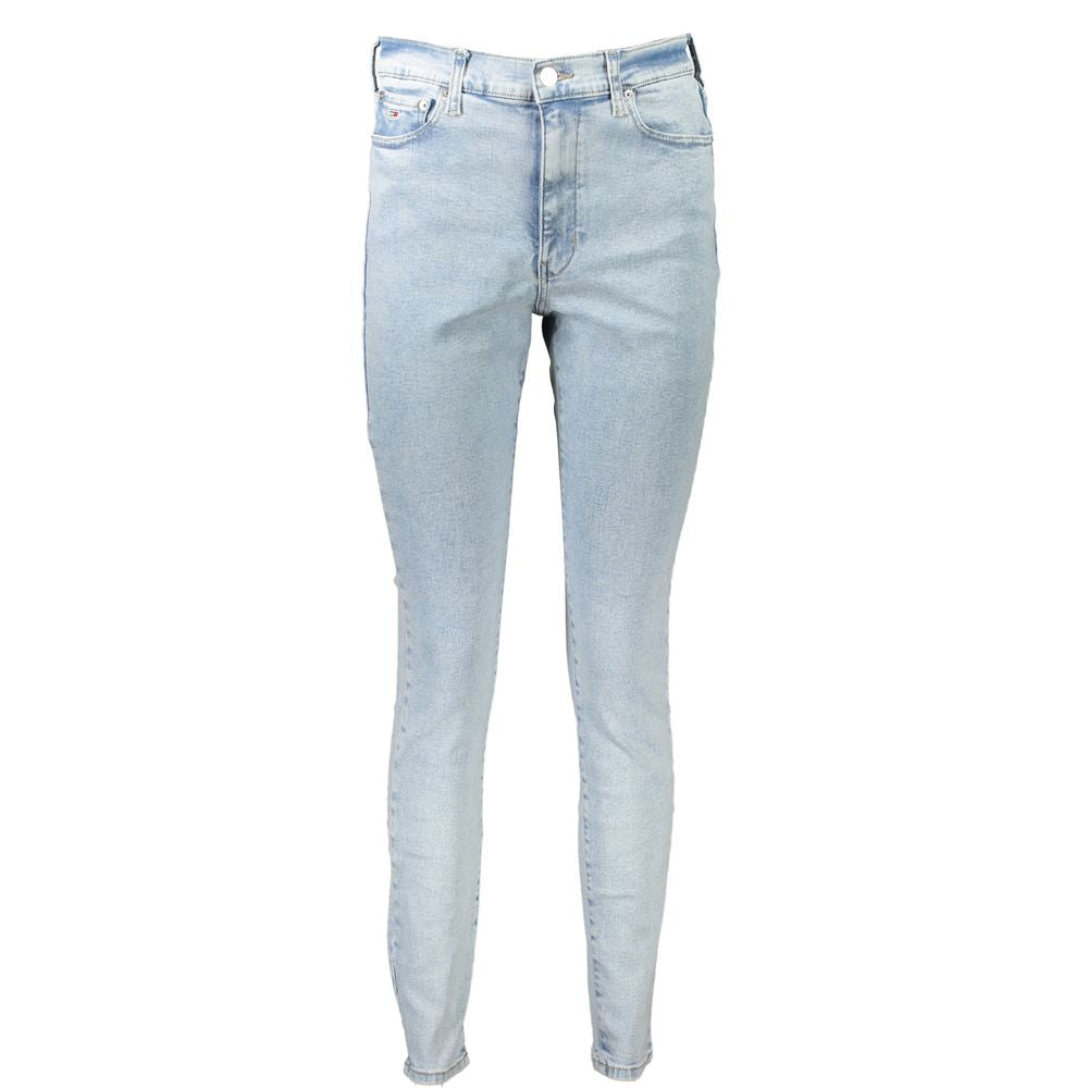 Tommy Hilfiger Light Blue Cotton Jeans & Pant