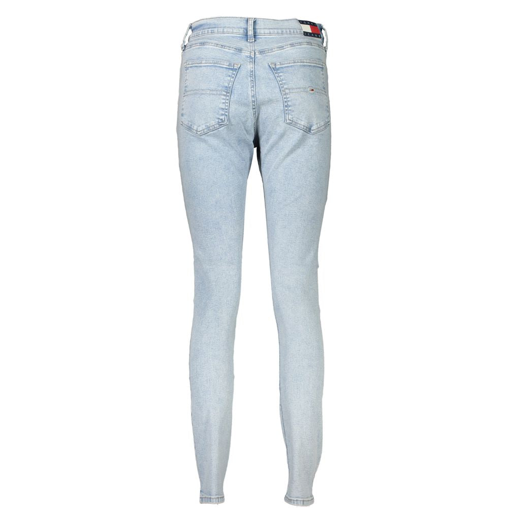 Tommy Hilfiger Light Blue Cotton Jeans & Pant