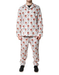 Dolce & Gabbana Multicolor Floral Print Cotton Pajama Set Sleepwear