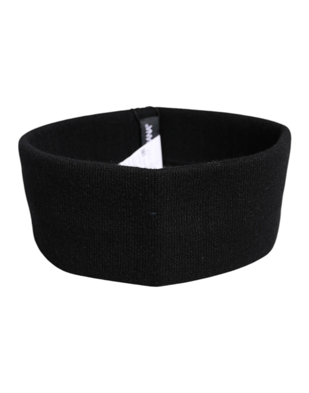Dolce & Gabbana Black Cashmere Knitted Women Head Band Hat