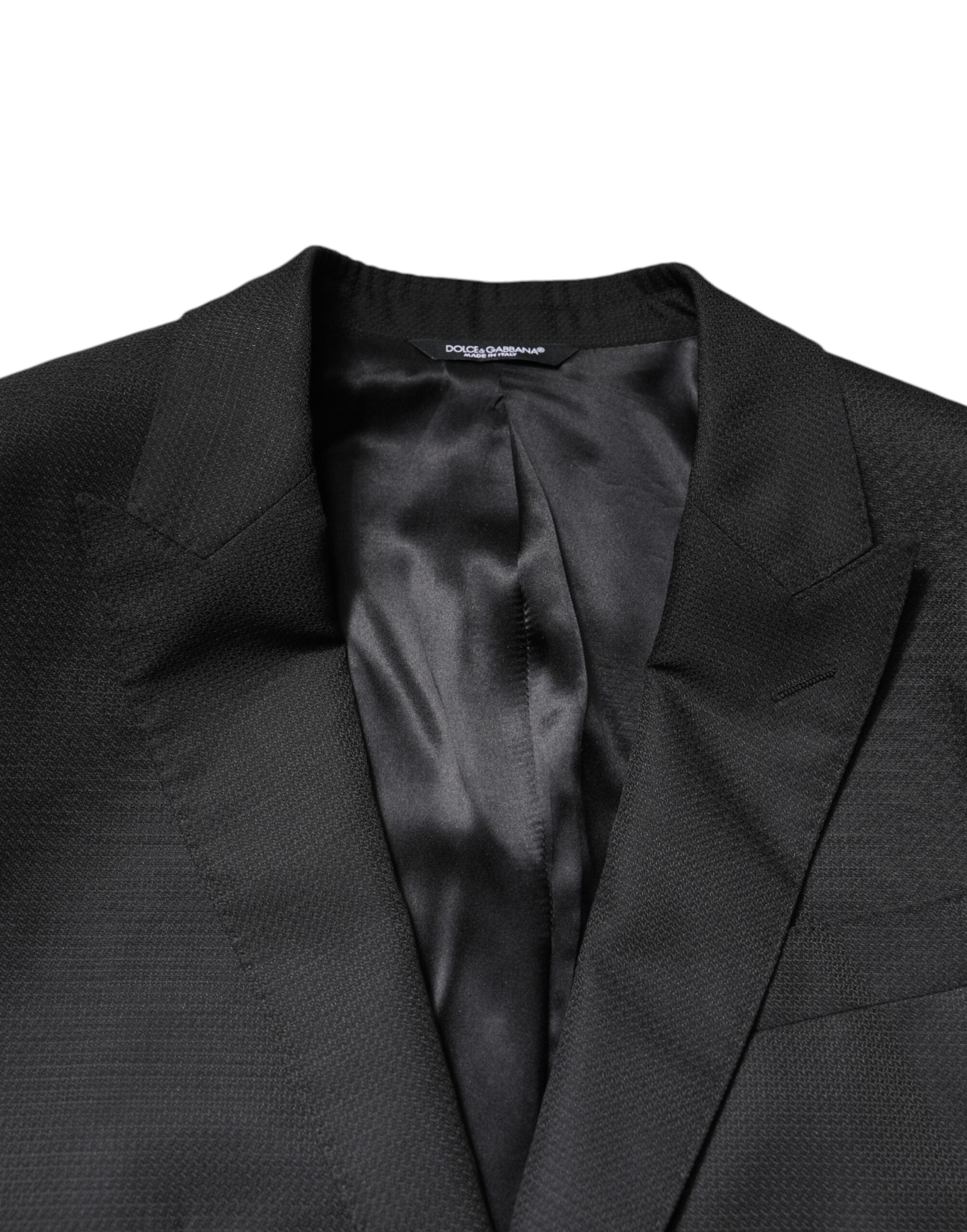 Dolce & Gabbana Black Single Breasted Formal 2 Piece Suit