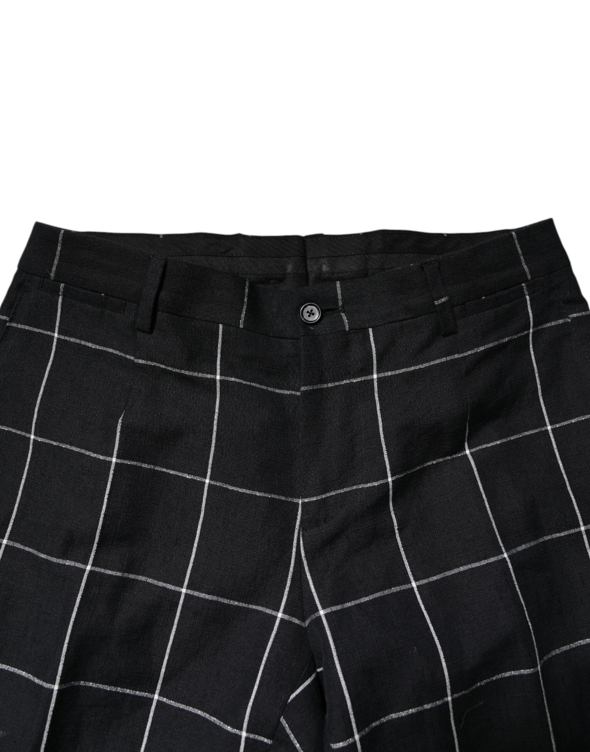 Dolce & Gabbana Black TAORMINA Double Breasted 2 Piece Suit