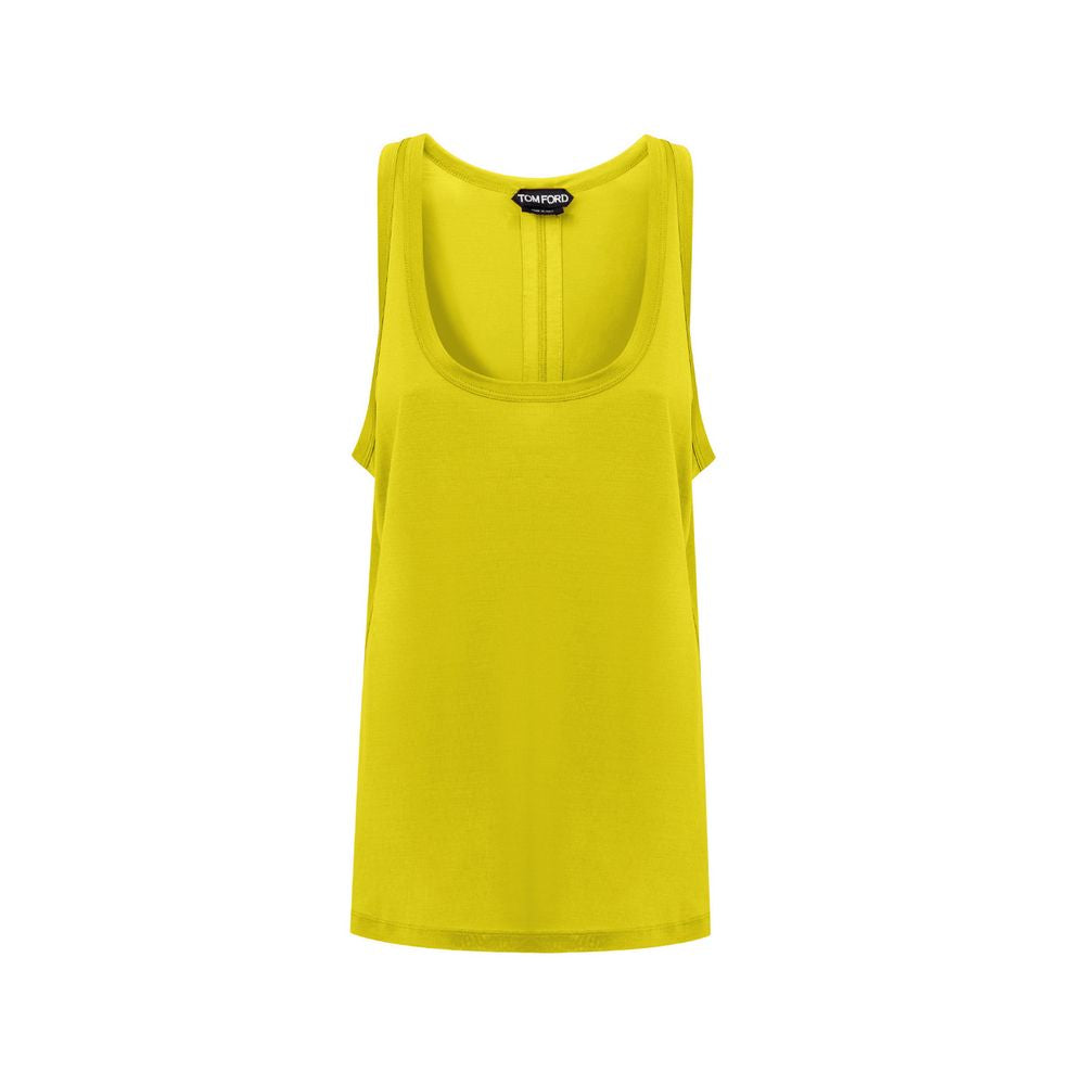 Tom Ford Yellow Silk Clothing