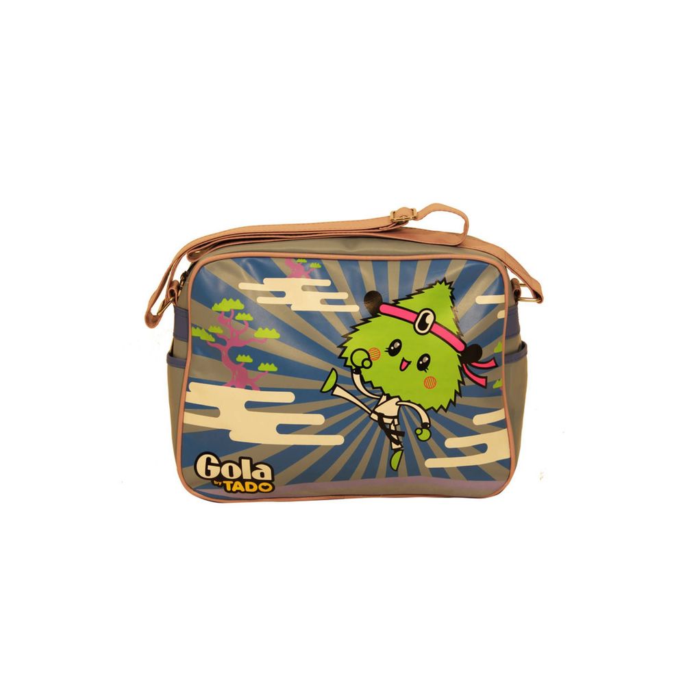 Gola Light Blue Synthetic Women Handbag