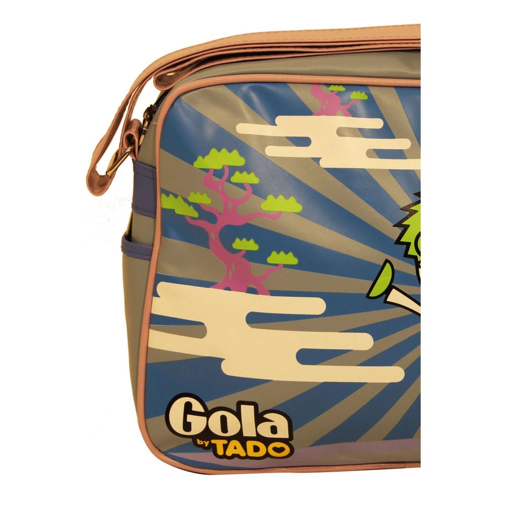 Gola Light Blue Synthetic Women Handbag