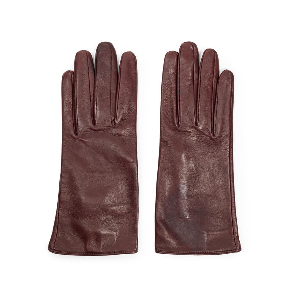 Dolce & Gabbana Burgundy Leather Clothing