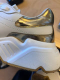 Zapatillas bajas Dolce & Gabbana Daymaster en oro blanco