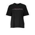 Patrizia Pepe Chic Rhinestone Crew Neck Tee