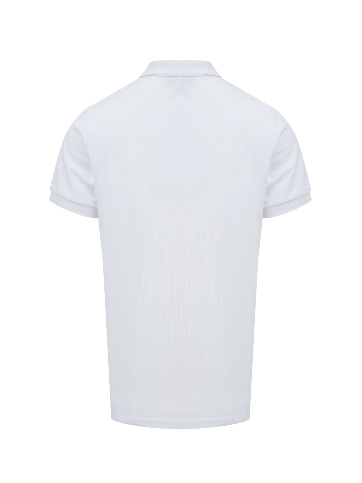 Burberry White Cotton Collared Polo Shirt