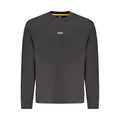 Hugo Boss Black Cotton Men Sweater