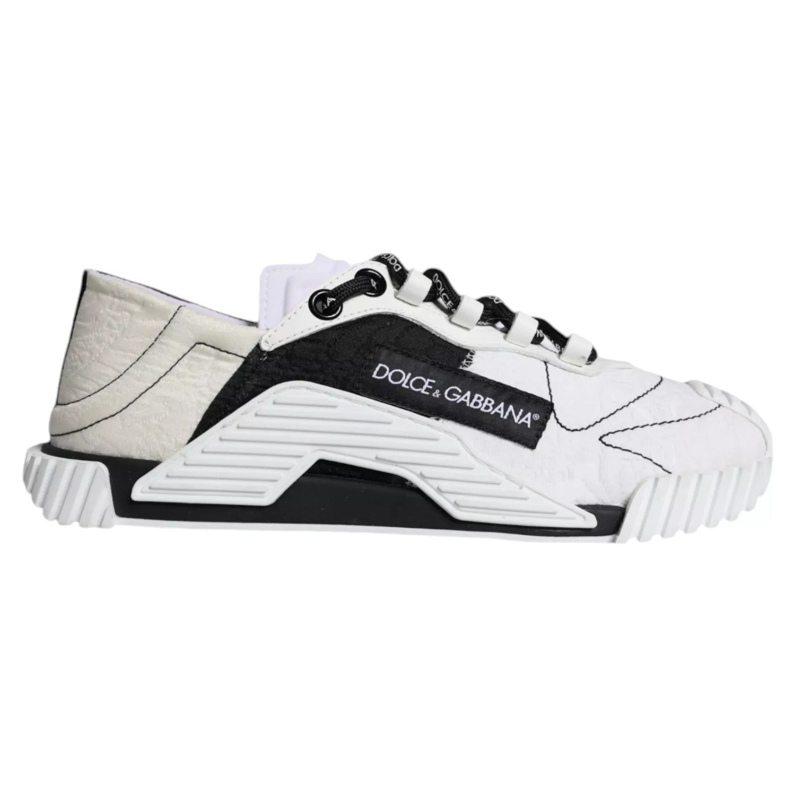 Dolce & Gabbana Zapatillas NS1 Bajas Blancas y Negras