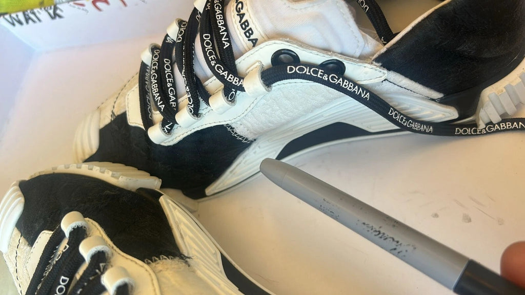 Zapatillas bajas Dolce & Gabbana NS1 blancas y negras