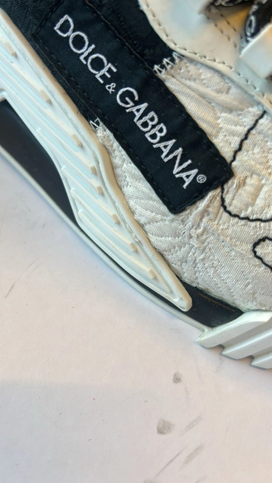 Zapatillas bajas Dolce & Gabbana NS1 blancas y negras