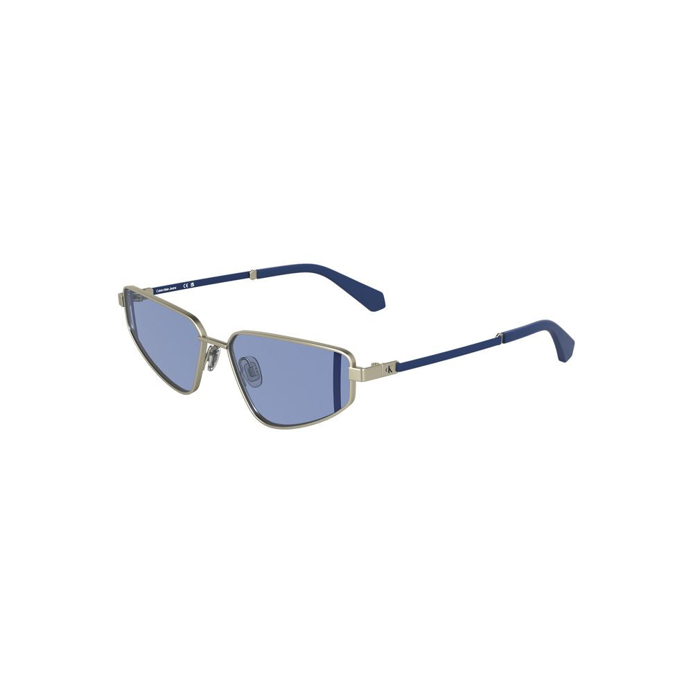 Calvin Klein Gray Metal Women Sunglass