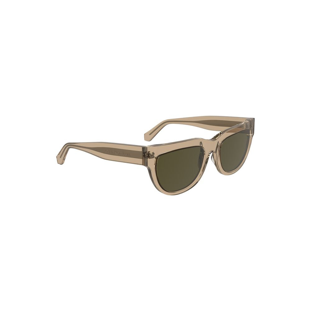 Calvin Klein Brown Acetate Women Sunglasses