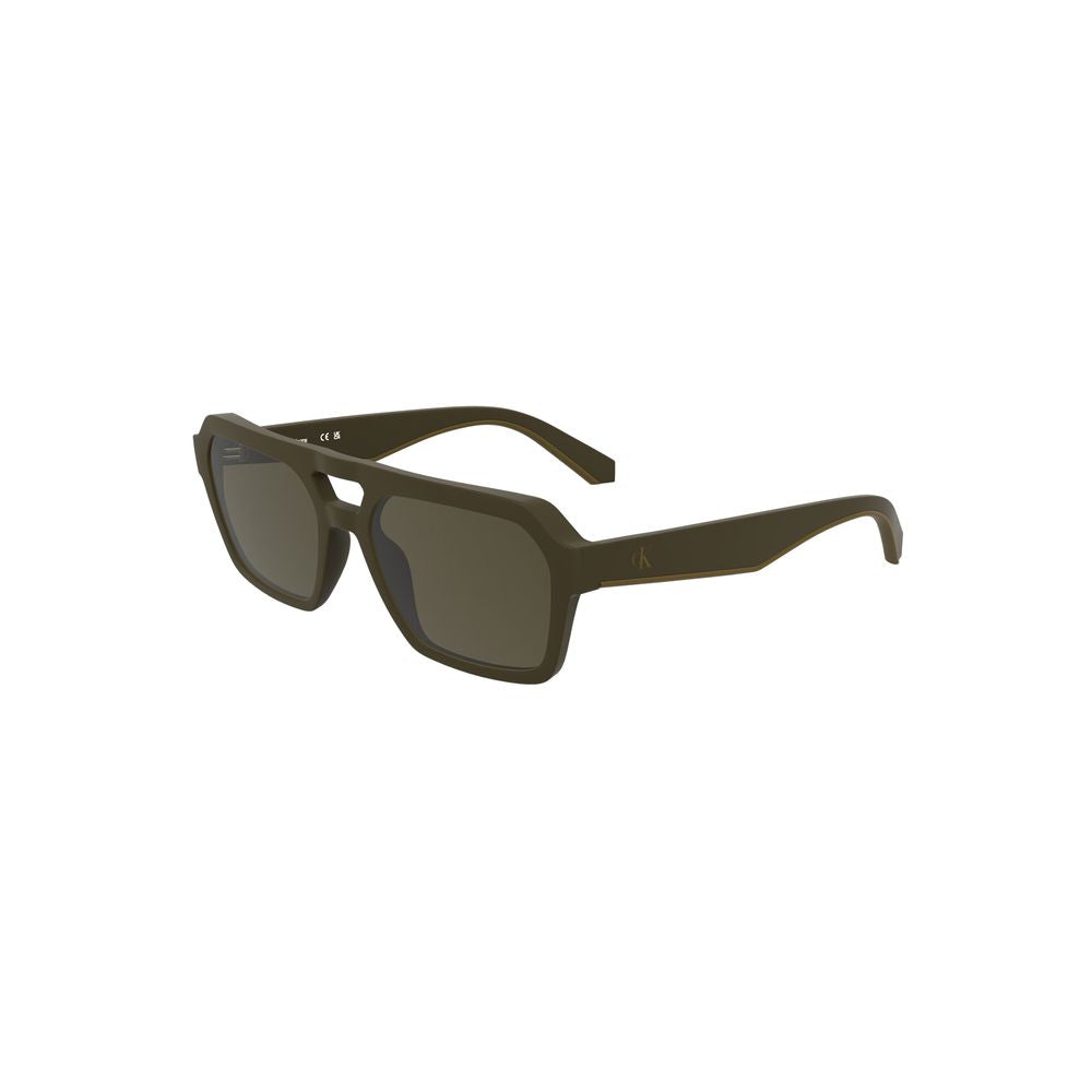 Calvin Klein Brown Bio Based Fabric Sunglasses