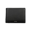 Cartera Calvin Klein elegante de cuero negro con RFID