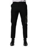 Dolce & Gabbana Black Cotton Cargo Dress Men Pants
