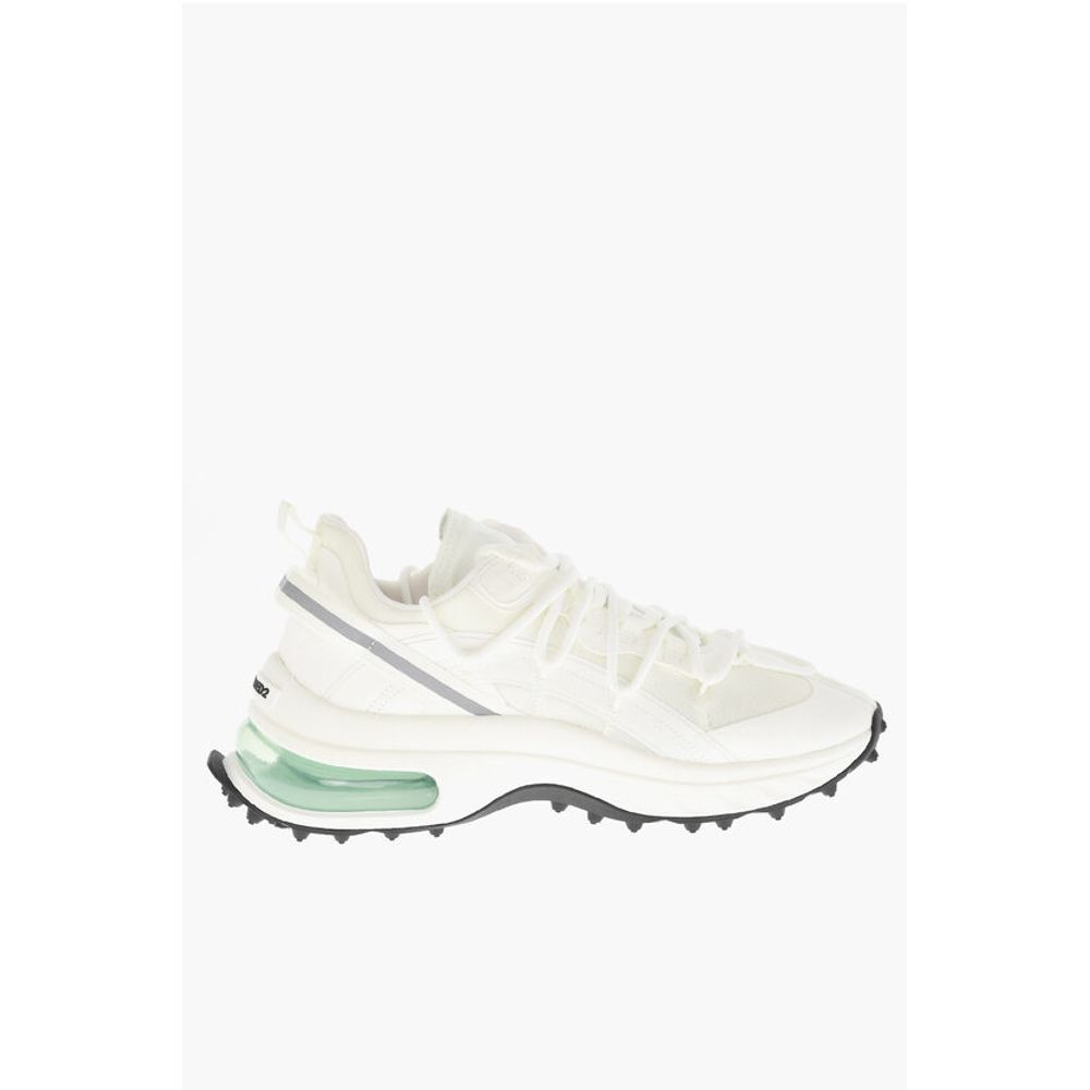 Zapatillas bajas Dsquared² BUBBLE de lona con detalles de piel
