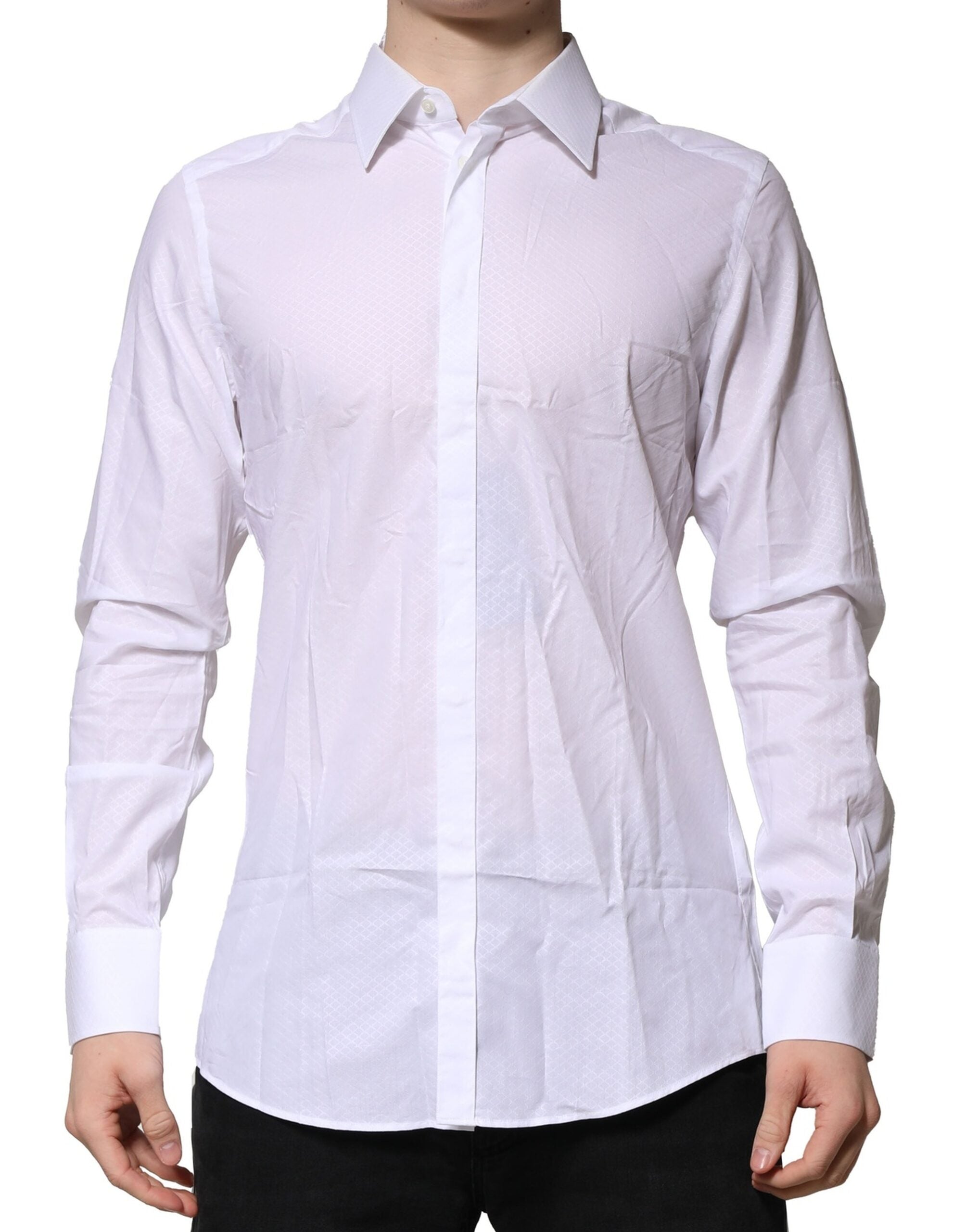 Camisa Formal de Manga Larga para Hombre Dolce & Gabbana Blanca MARTINI