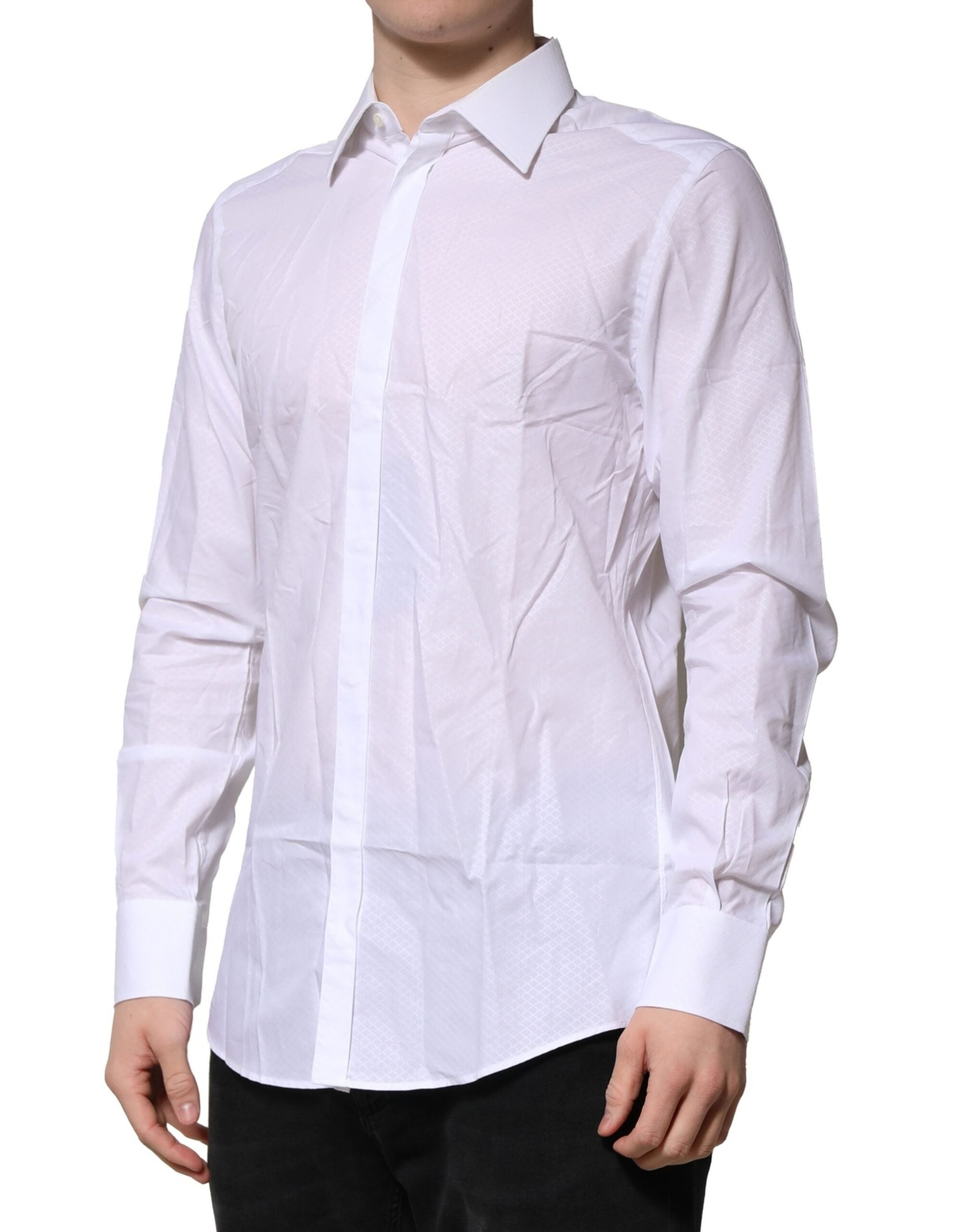 Camisa Formal de Manga Larga para Hombre Dolce & Gabbana Blanca MARTINI