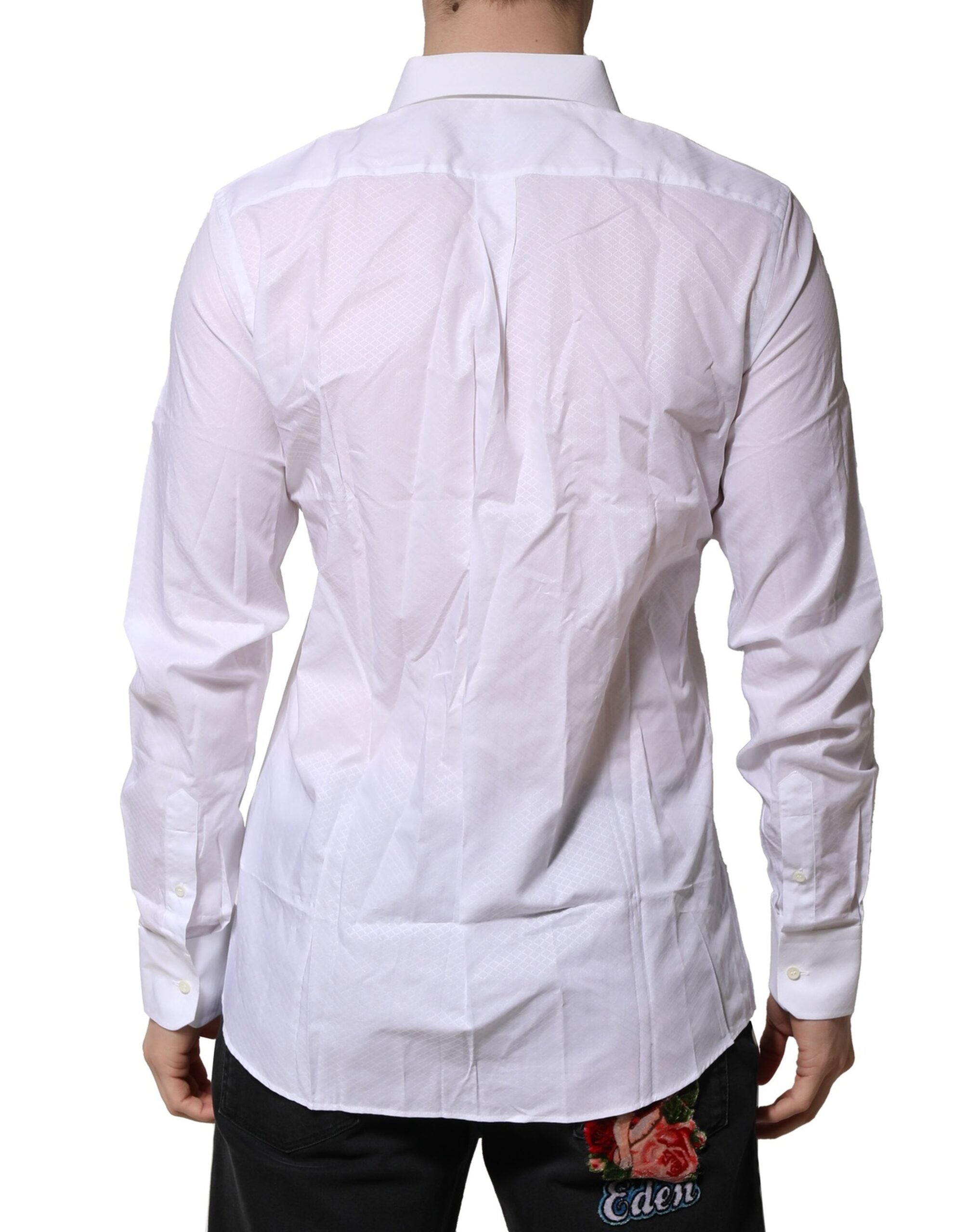 Camisa Formal de Manga Larga para Hombre Dolce & Gabbana Blanca MARTINI