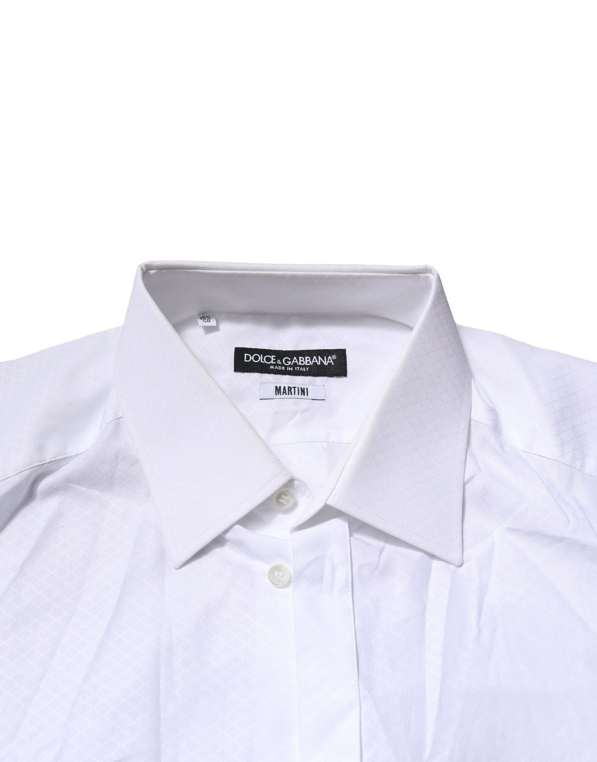 Camisa Formal de Manga Larga para Hombre Dolce & Gabbana Blanca MARTINI