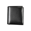 Cartera Calvin Klein de piel negra elegante con protección RFID