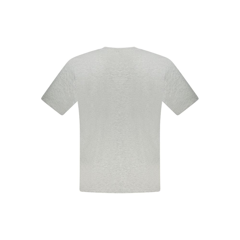 North Sails Gray Cotton Men T-Shirt